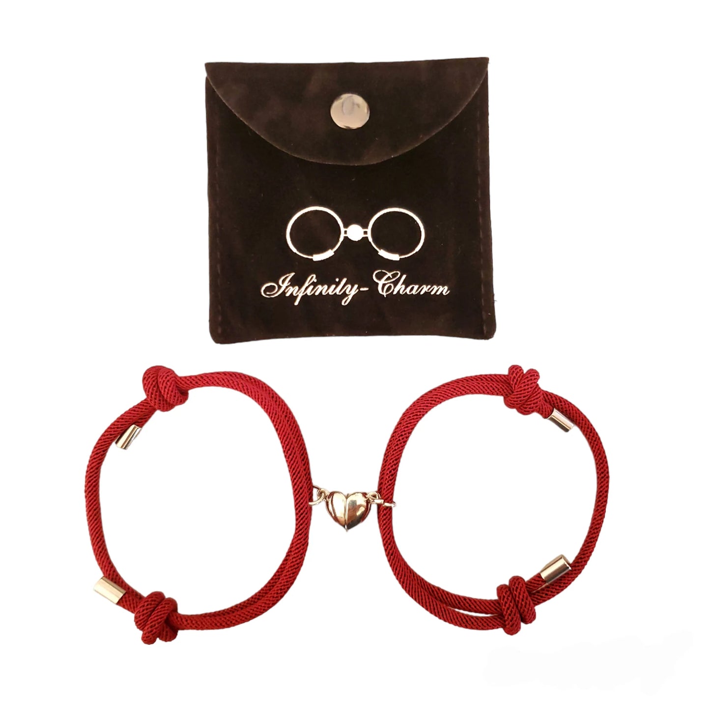 Magnetic Heart Bracelets WINE-WINE – Deepen Your Connection