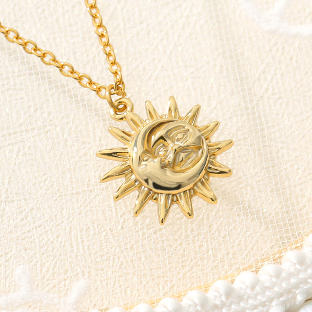 Sun and Moon Necklace