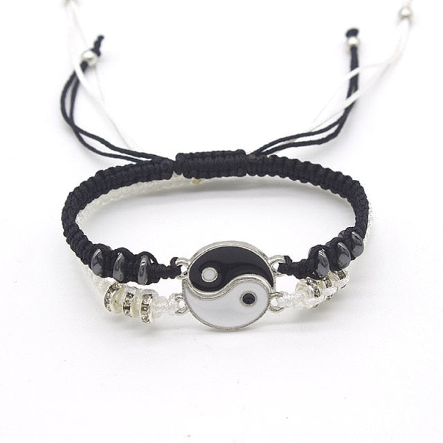 Yin and Yang Charm Bracelets - Couple Bracelets  | Infinity Charm