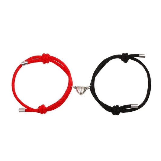 Magnetic Heart Bracelets - Couple Bracelets  | Infinity Charm